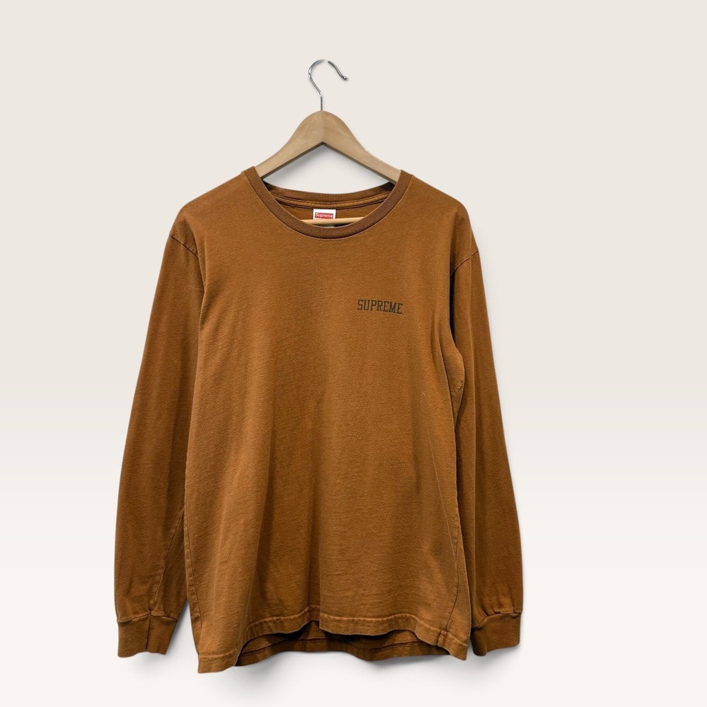 Supreme x Nobuyoshi ArakiOrchid Long Sleeve Tee Brown Mens  Medium Art